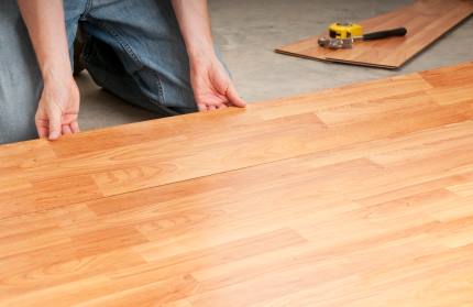 Hardwood floor installation by Keith Clay Floors