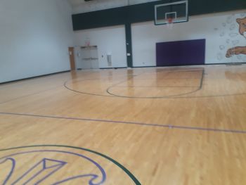 Gymnasium Floor Refinishing in Lavon, Texas by Keith Clay Floors