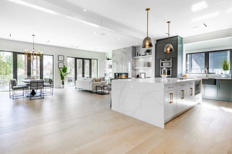 Tile floor installation by Keith Clay Floors