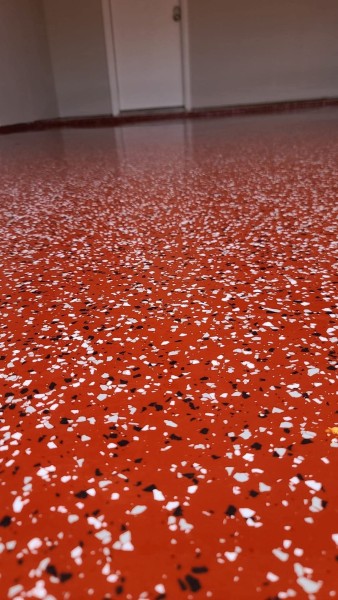 Epoxy Flooring with Chips in Murphy, TX (1)